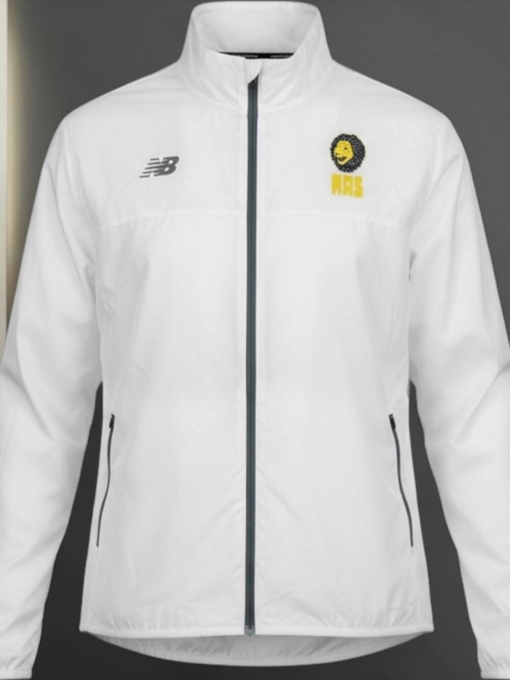 NWT New Balance Athletics White Warmup Jacket XL
